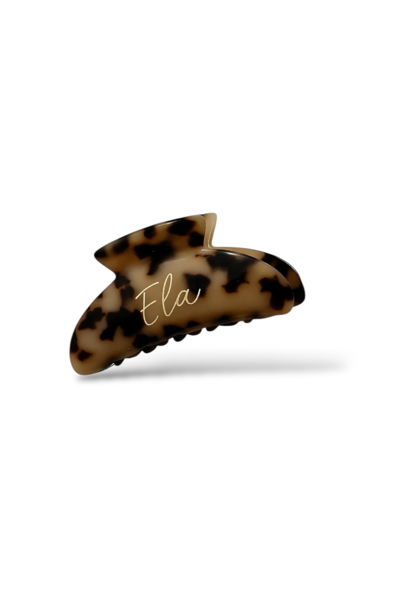 Ivory Leopard Clip