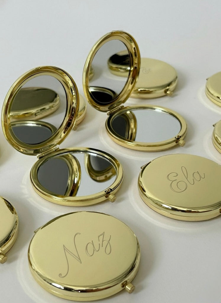Gold Compact Mirror
