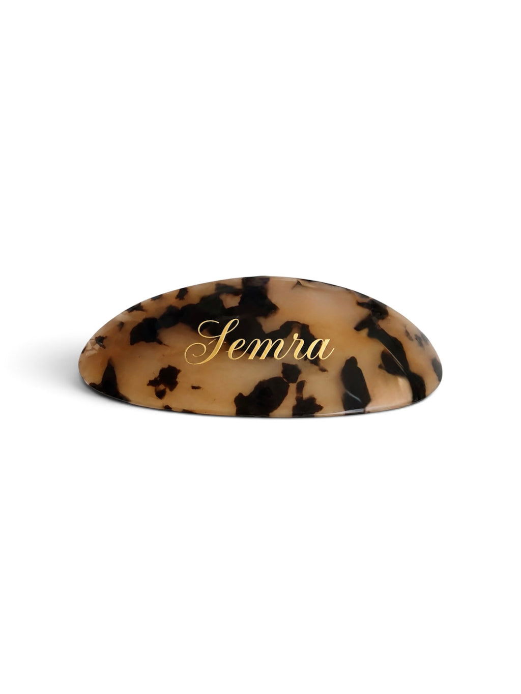 Ivory Leopard Barrette