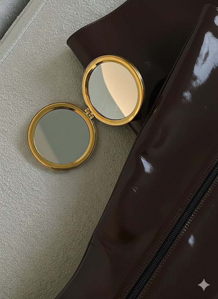 Gold Compact Mirror
