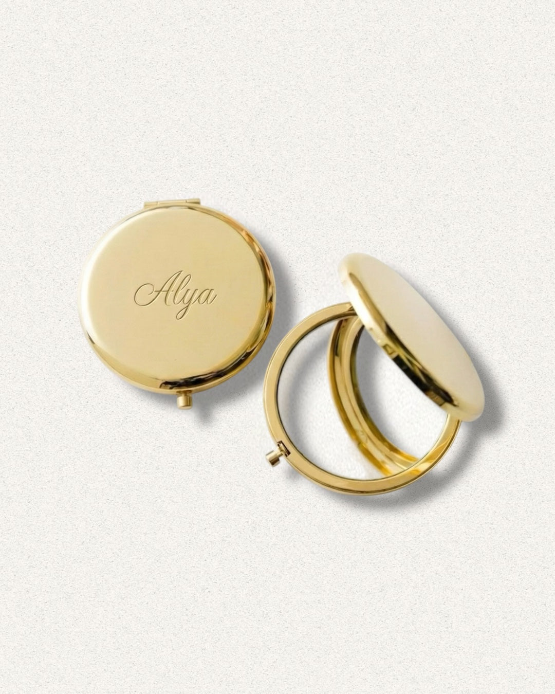 Gold Compact Mirror