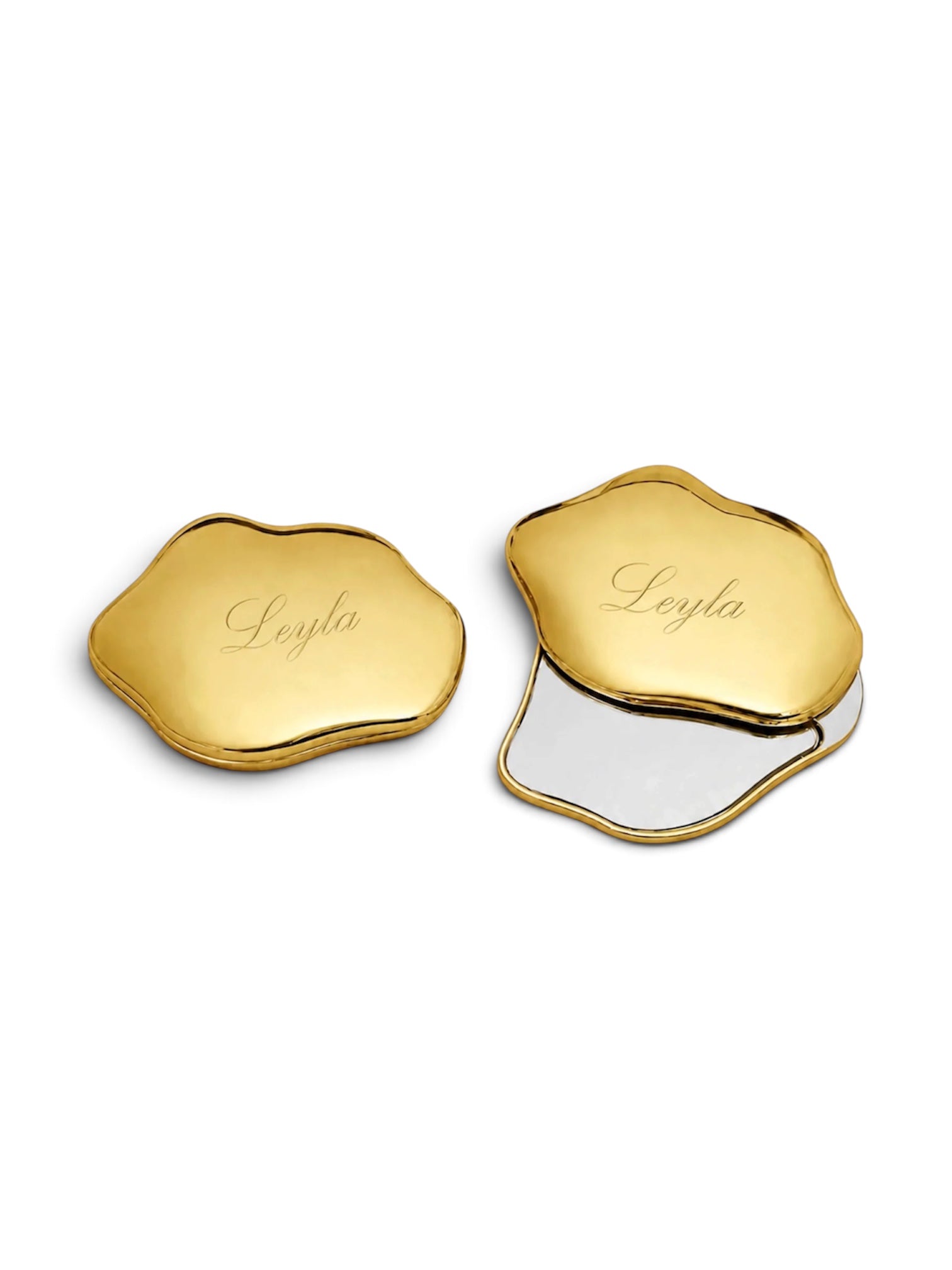 Cloud Gold Compact Mirror